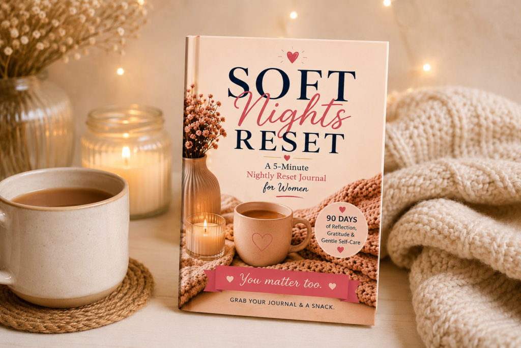 Soft Night Reset 5-Minute 90-Day Journal