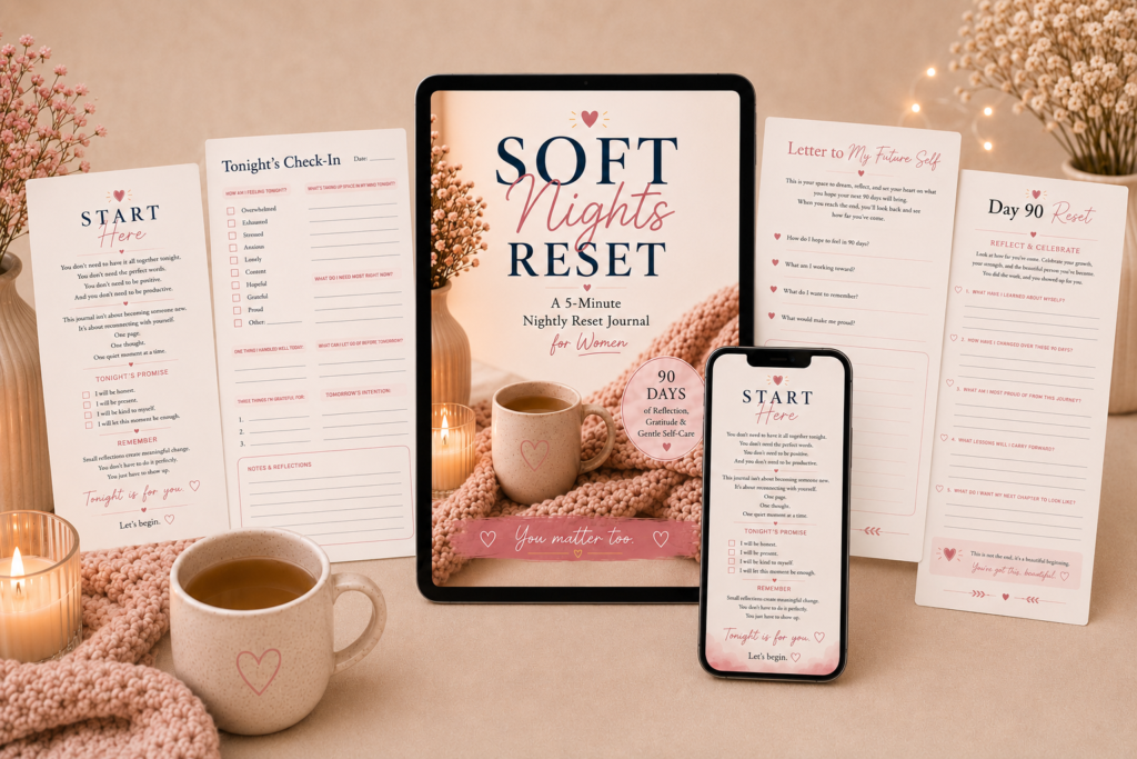 Soft Night Reset 5-Minute 90-Day Digital Journal