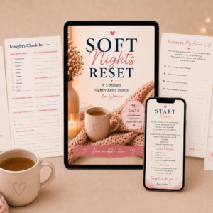 Soft Night Reset 5-Minute 90-Day Digital Journal